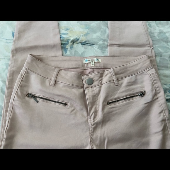 Blush Pink Skinny Pants - Picture 2 of 3